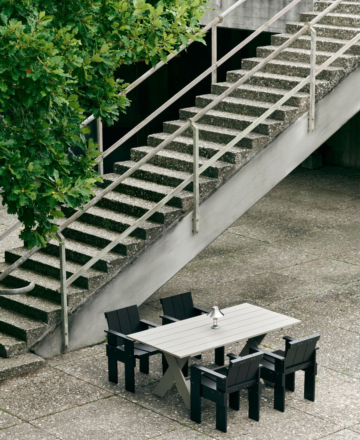 HAY Crate pöytä 230x90 greige - Laatukaluste