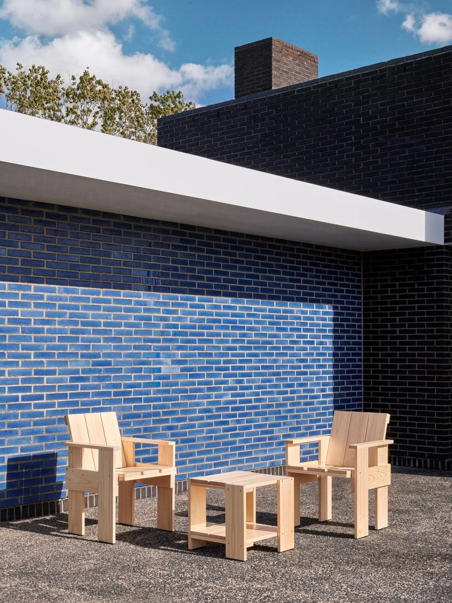 HAY Crate sivupöytä mänty - Laatukaluste