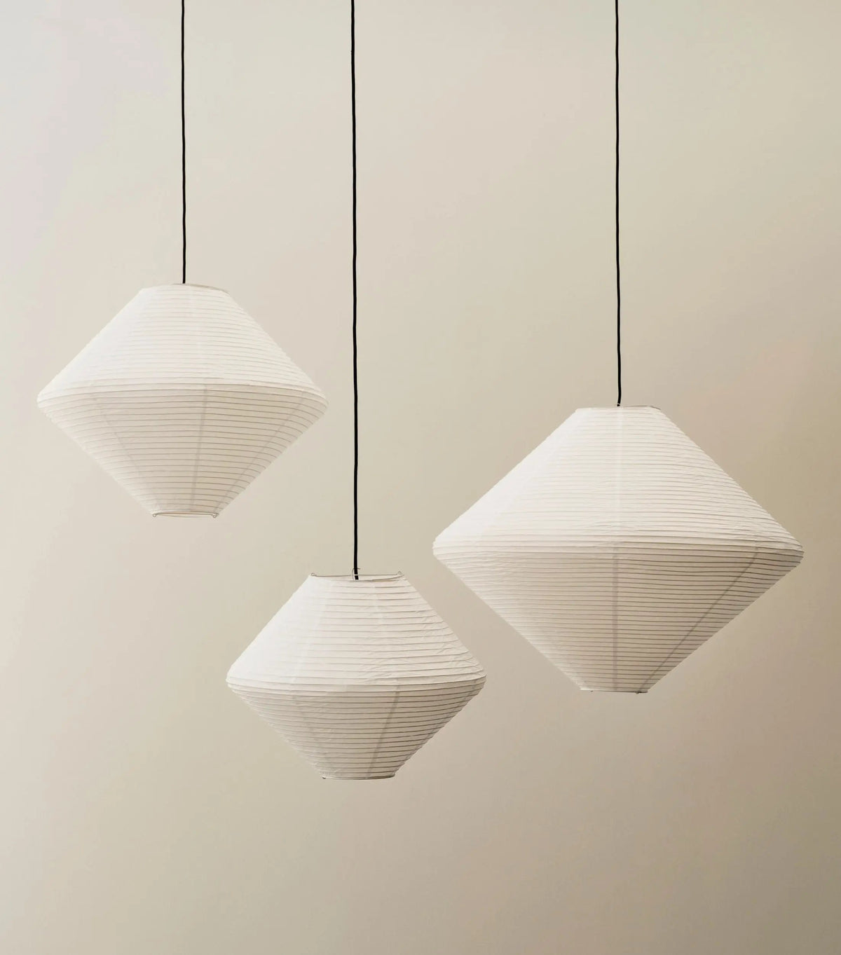 HAY Diamond riisipaperivarjostin 50cm HAY