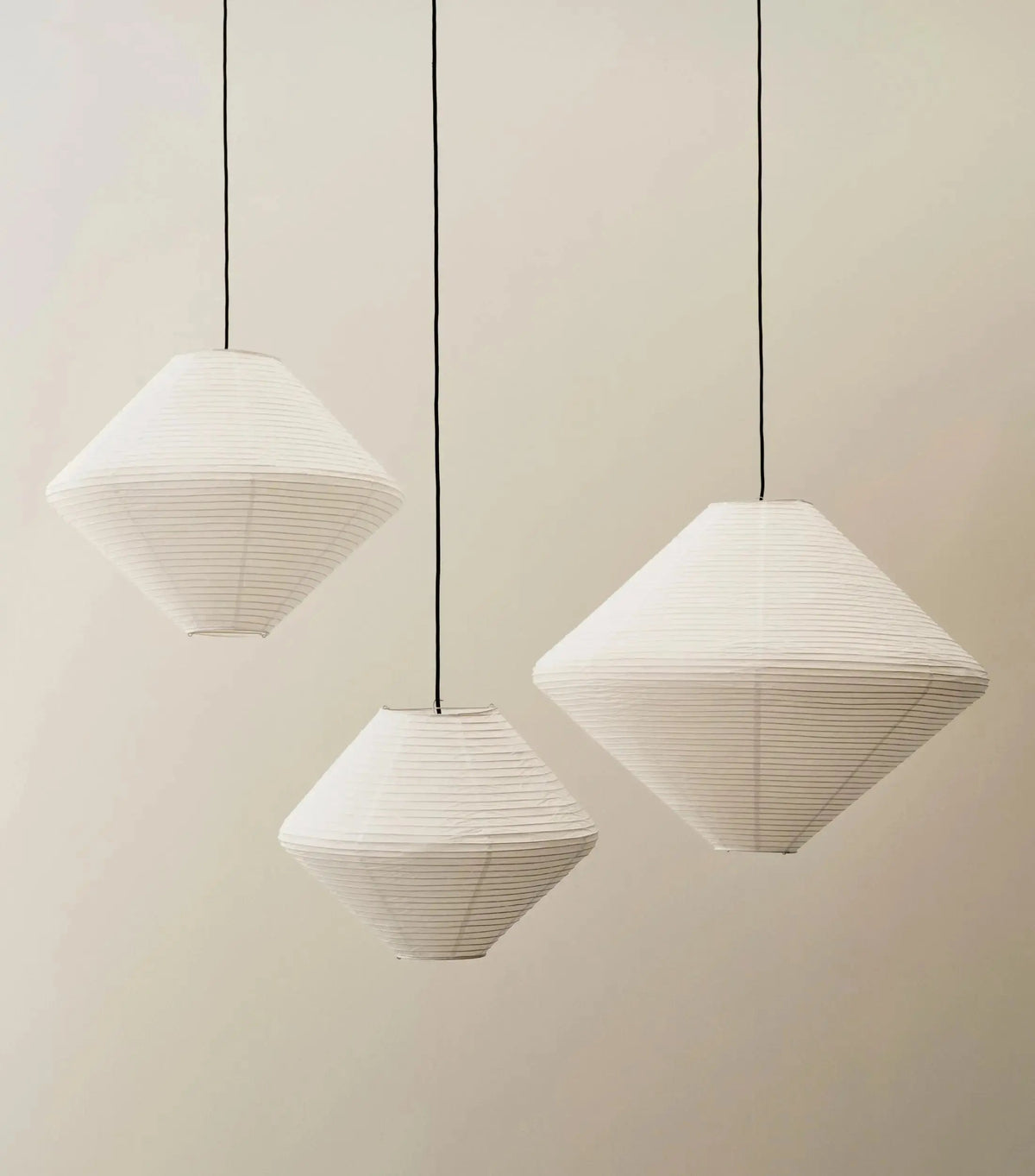 HAY Diamond riisipaperivarjostin 60cm HAY