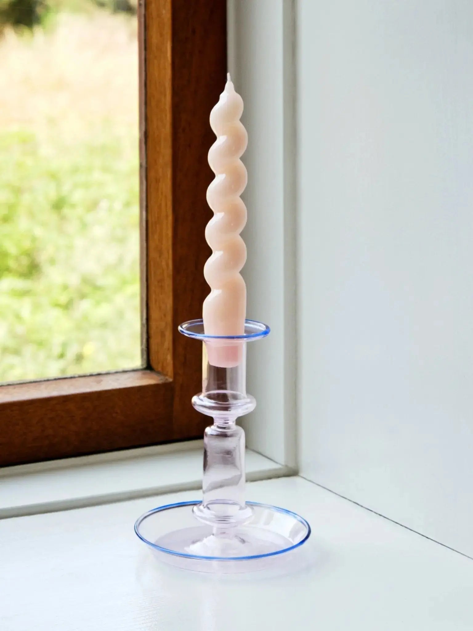 HAY Flare M kynttilänjalka vaaleanpunainen - Laatukaluste