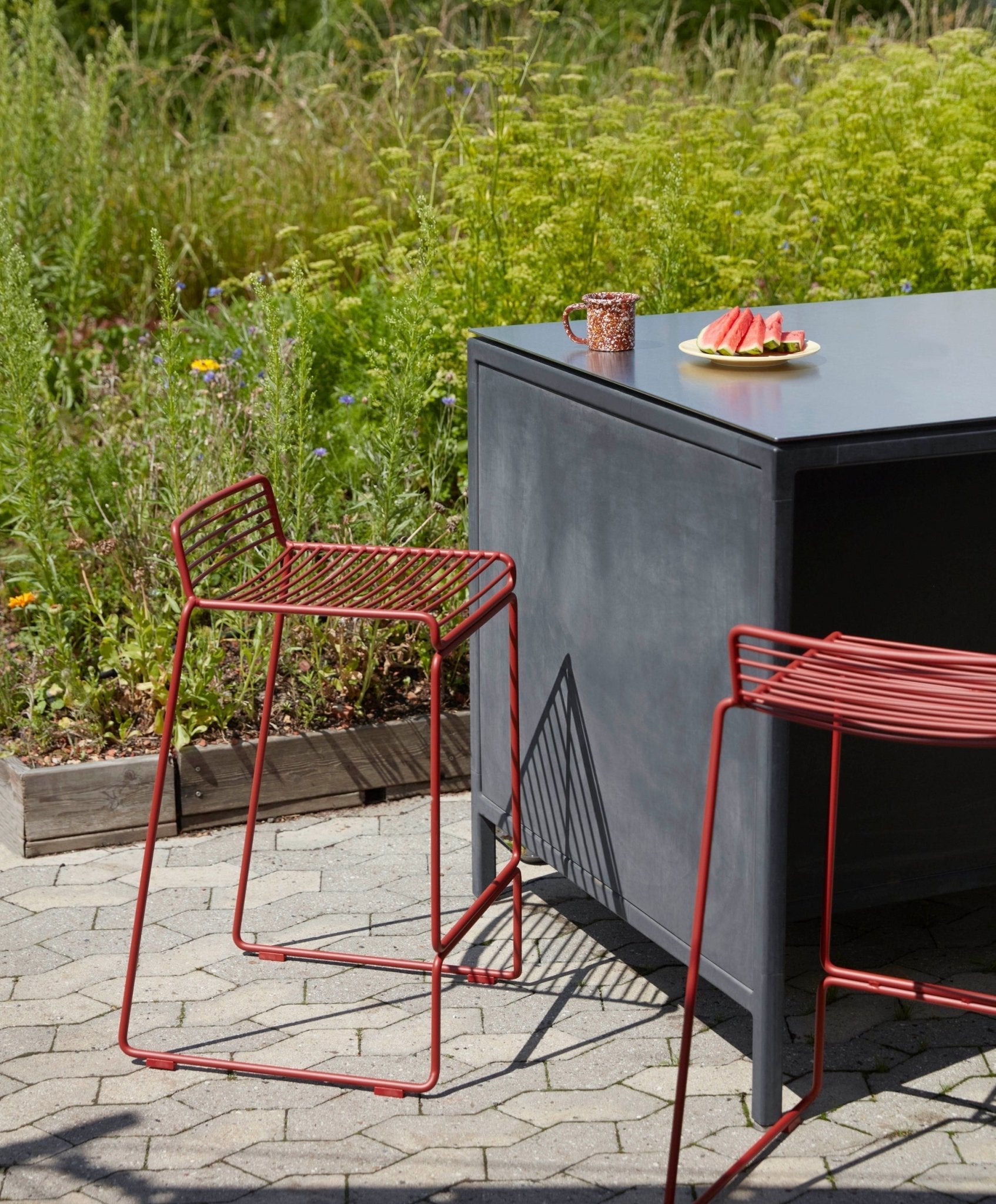 HAY Hee baarituoli K65 ruosteenpunainen - Laatukaluste