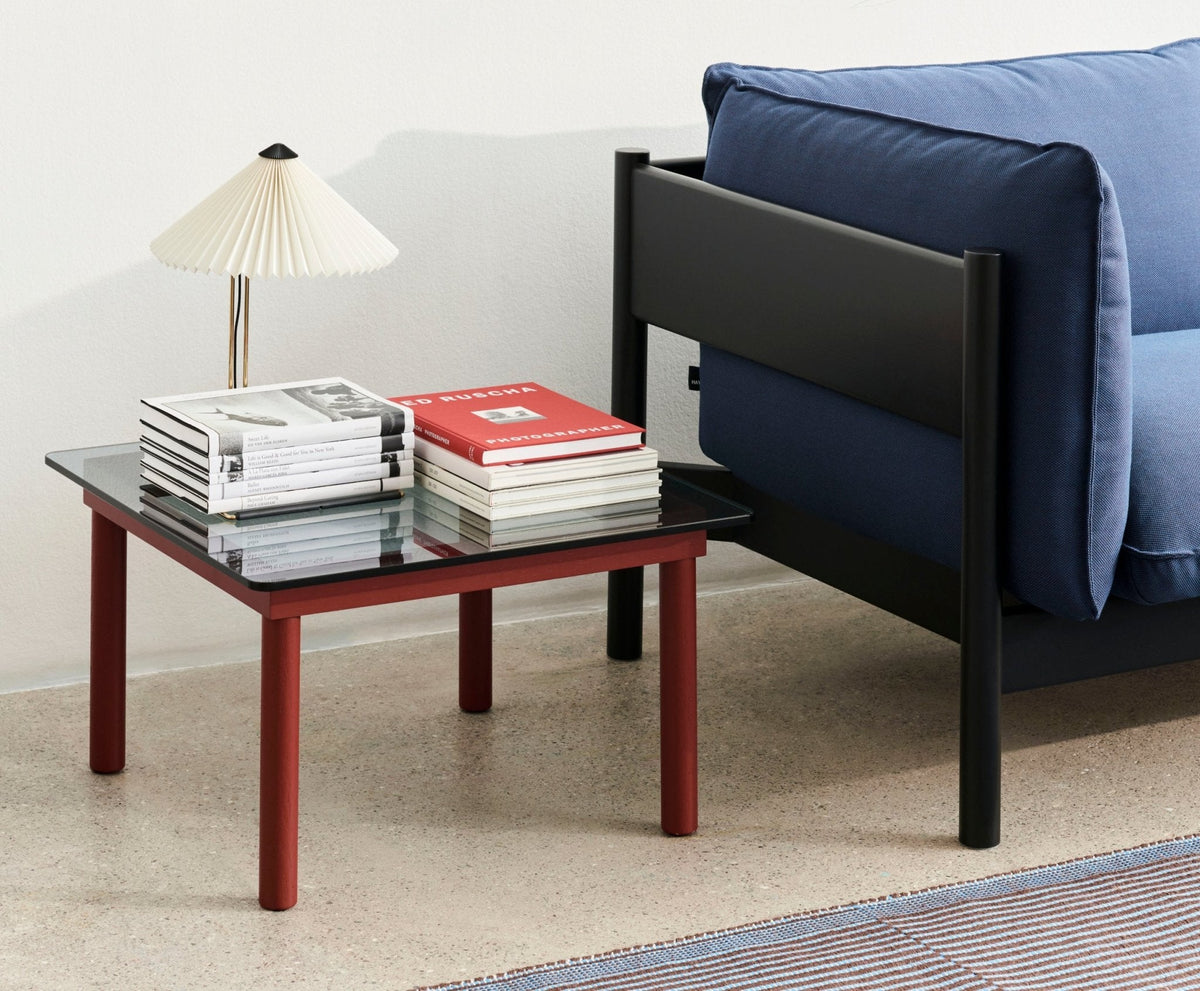 HAY Kofi 60x60 sohvapöytä, punainen/harmaa - Laatukaluste