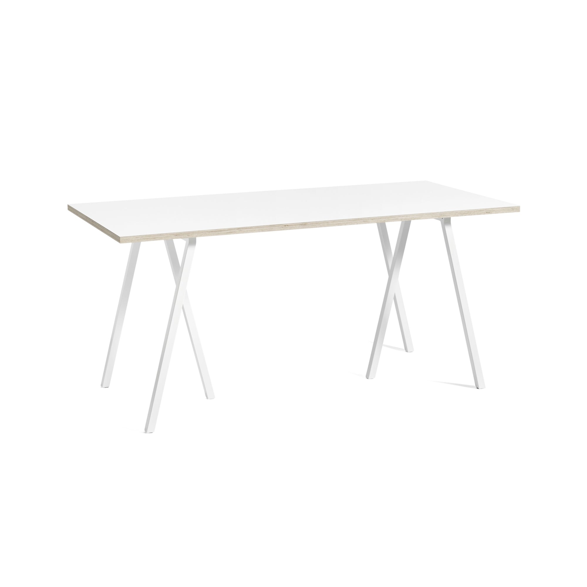 HAY Loop Stand pöytä 160x77 valkoinen - Laatukaluste