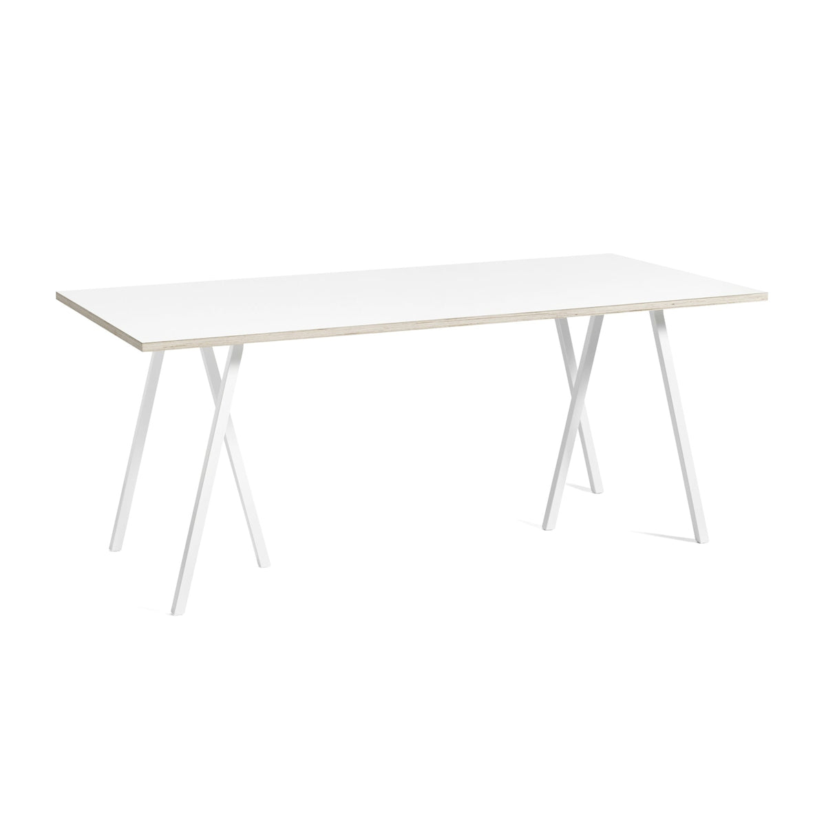 HAY Loop Stand pöytä 180x87 valkoinen - Laatukaluste