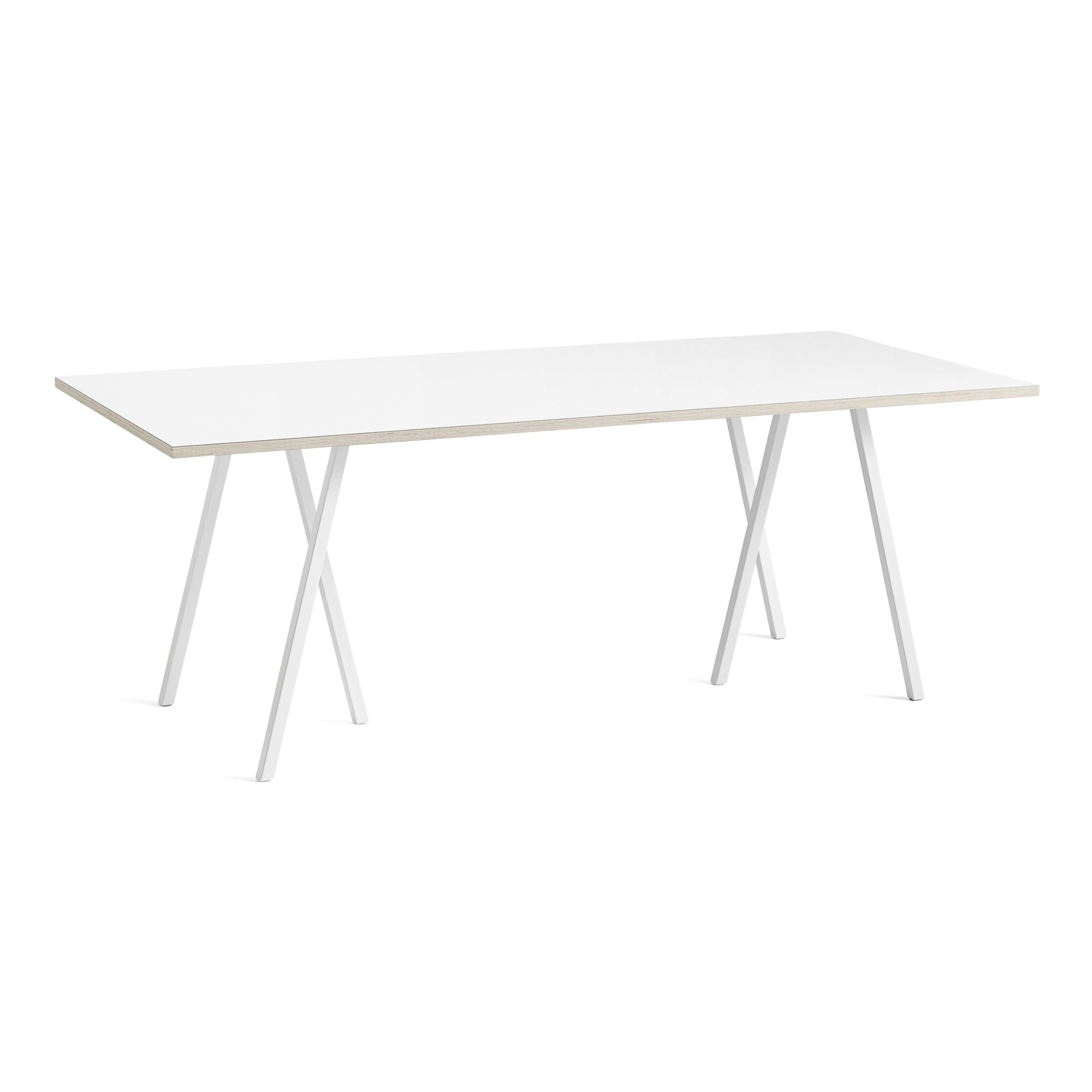 HAY Loop Stand pöytä 200x92 valkoinen - Laatukaluste