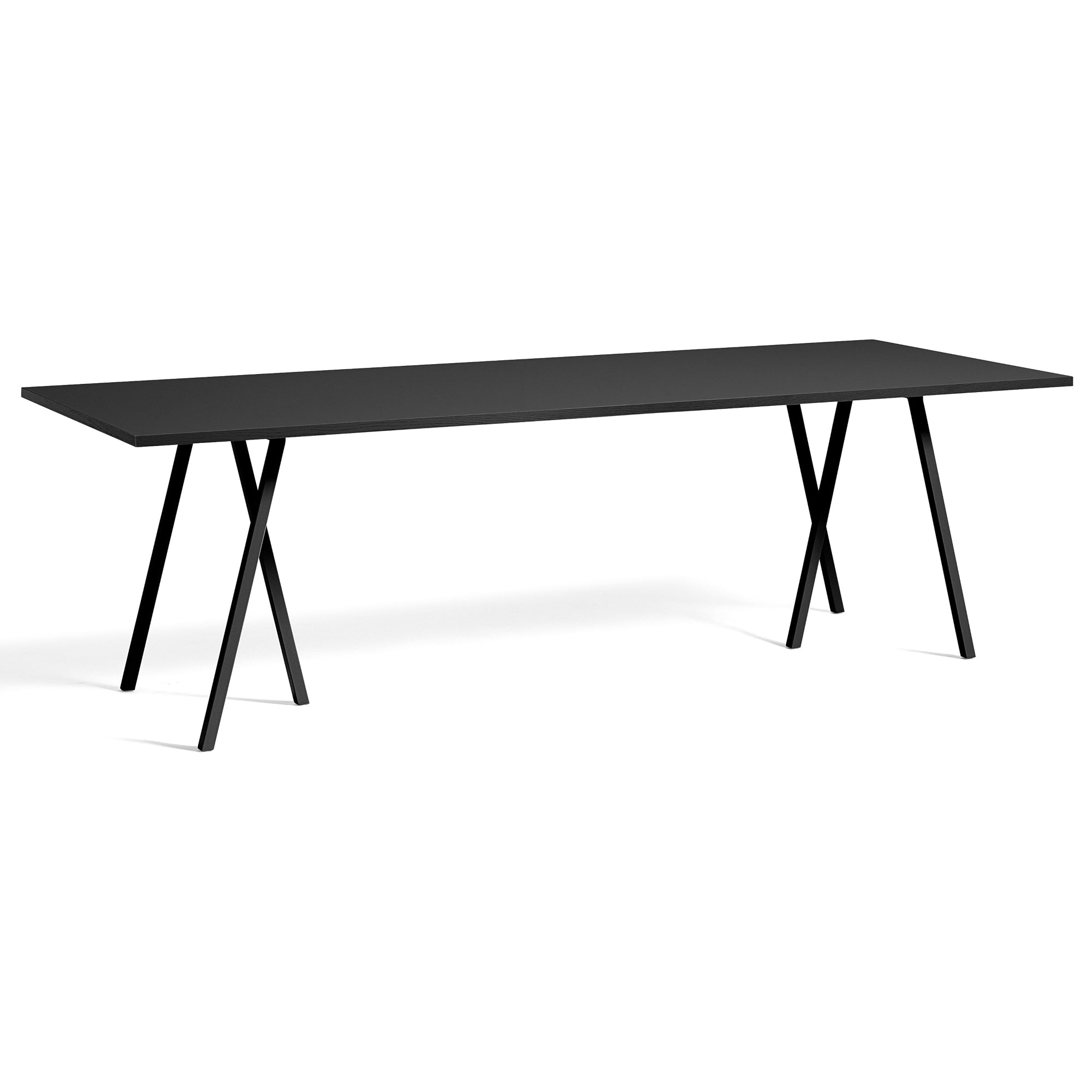 HAY Loop Stand pöytä 250x92 musta - Laatukaluste