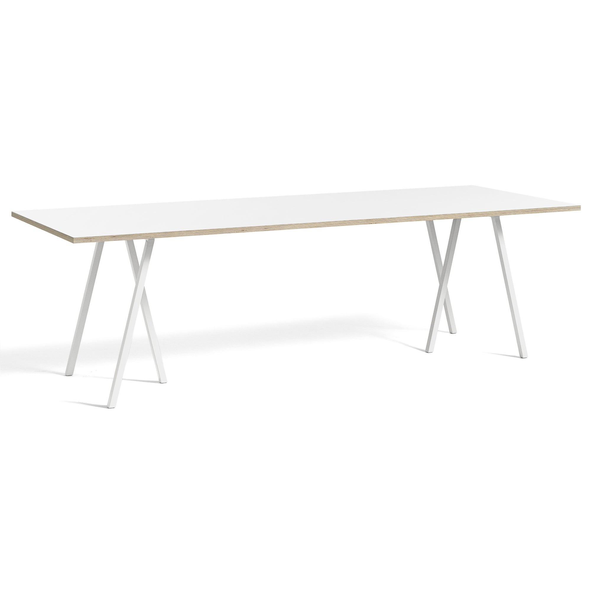 HAY Loop Stand pöytä 250x92 valkoinen - Laatukaluste