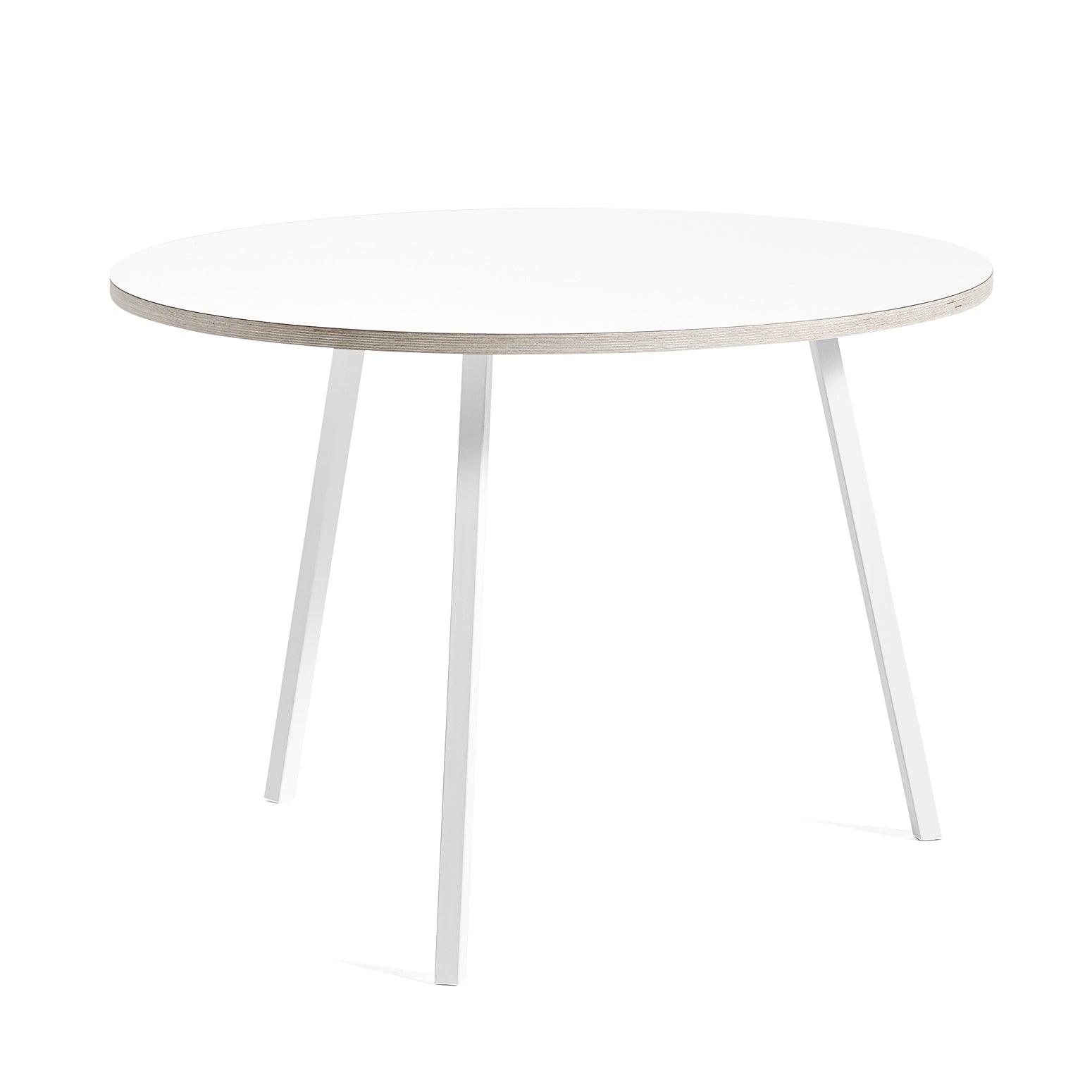 HAY Loop Stand pöytä Ø105 valkoinen - Laatukaluste