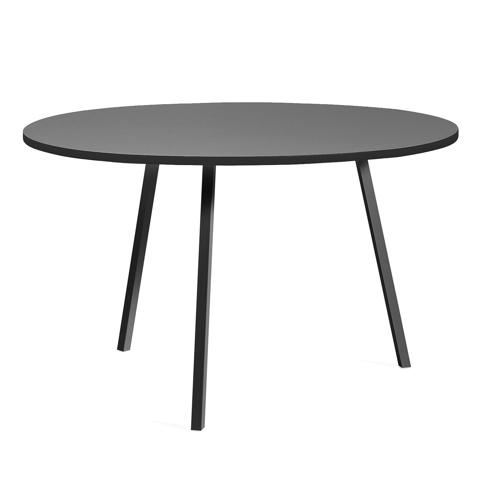 HAY Loop Stand pöytä Ø120 musta - Laatukaluste