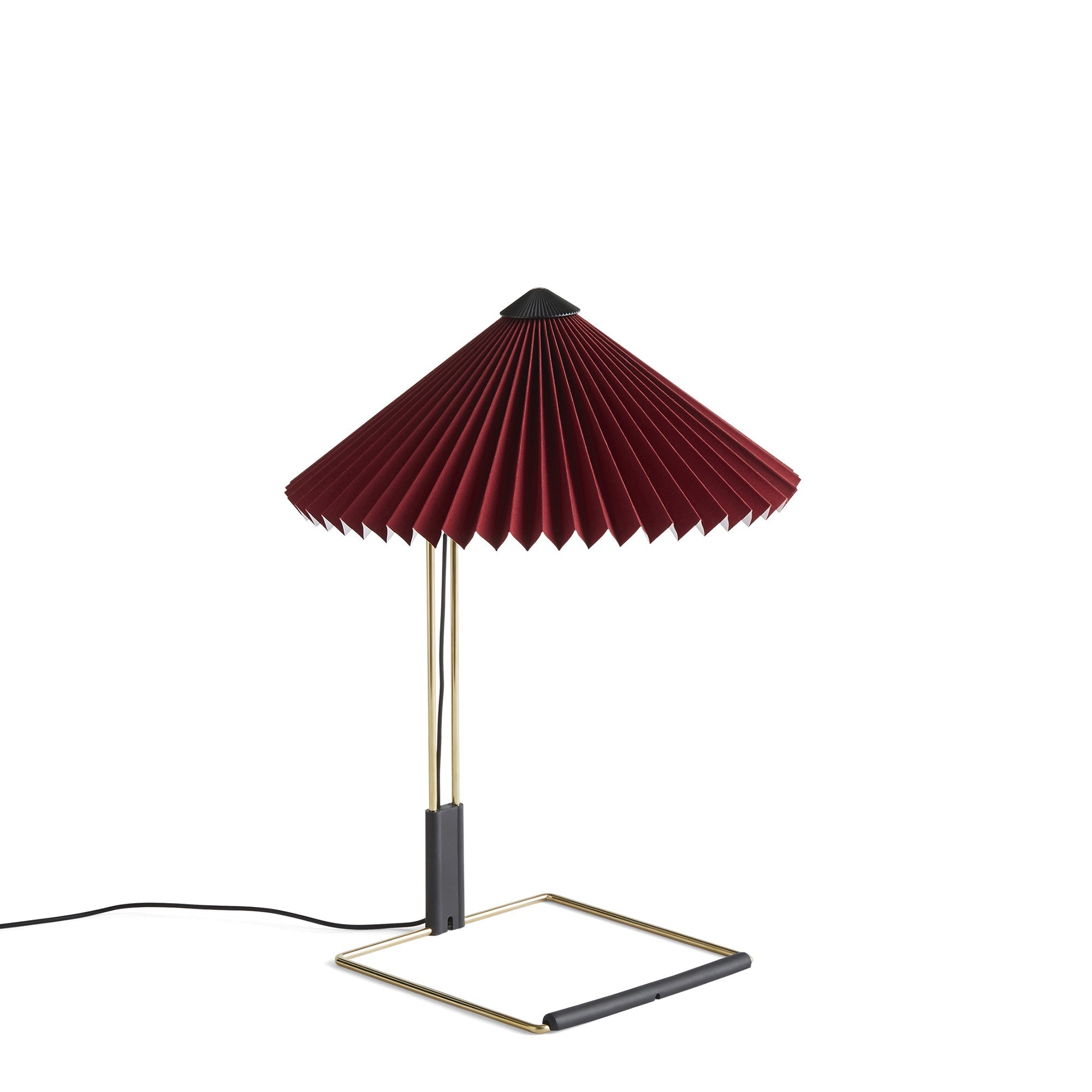 HAY Matin pöytävalaisin S tummanpunainen - Laatukaluste