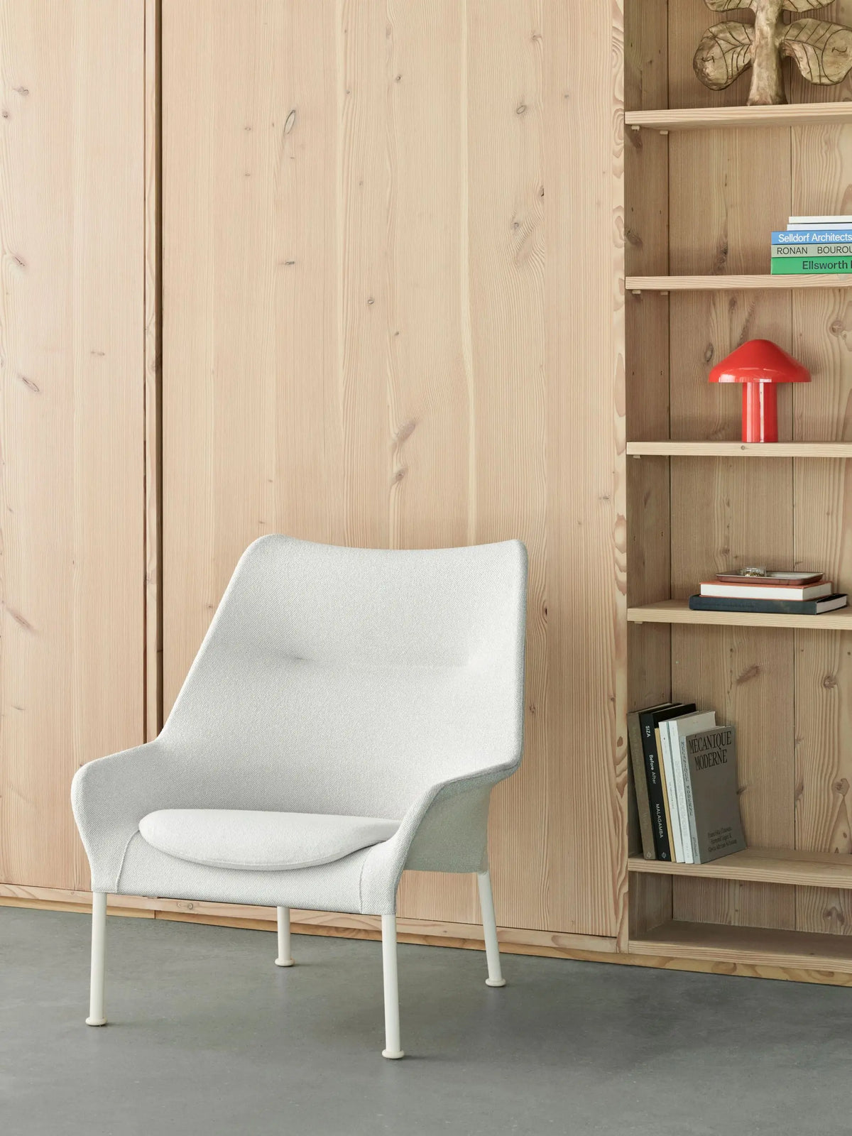 HAY O2 lepotuoli kermanvalkoinen/munankuori HAY