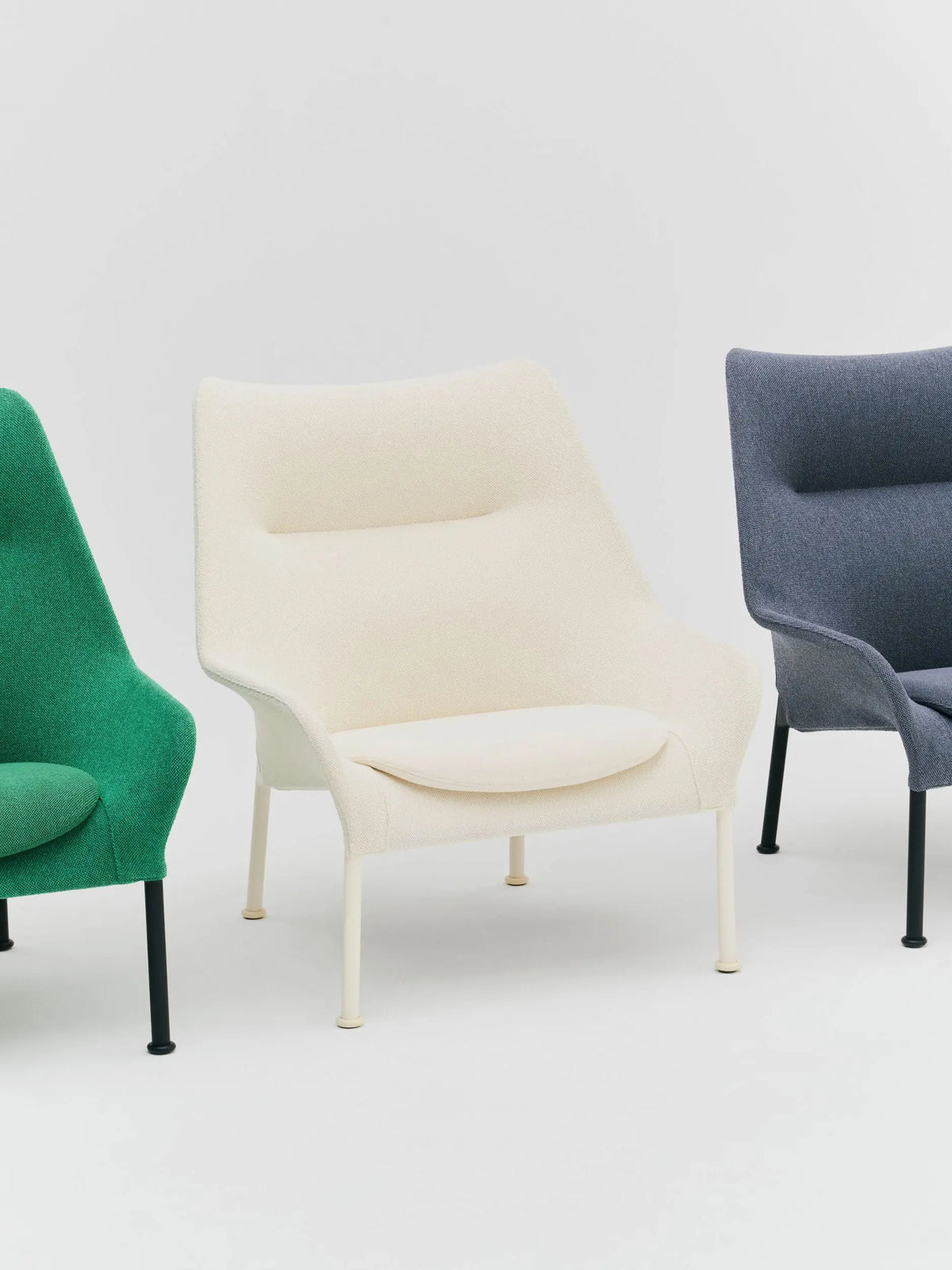 HAY O2 lepotuoli kermanvalkoinen/munankuori HAY