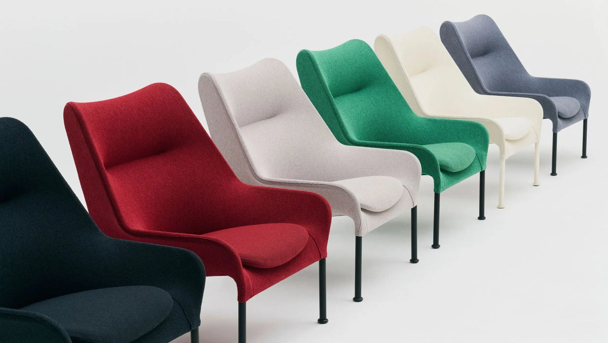 HAY O2 lepotuoli punainen/musta HAY