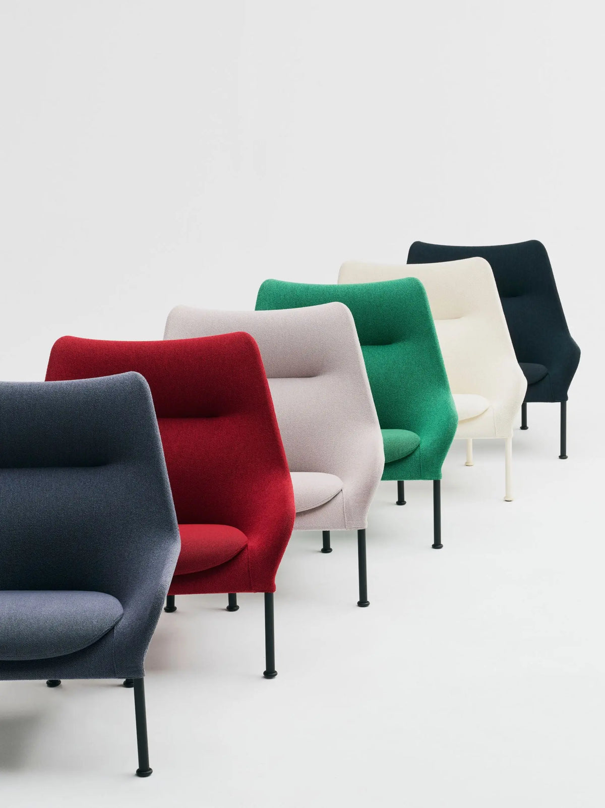 HAY O2 lepotuoli punainen/musta HAY