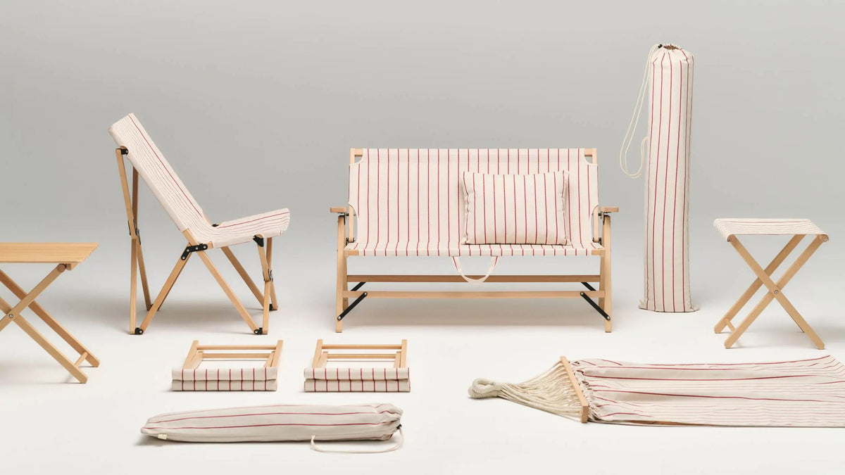 HAY Outdoor Market aurinkotuoli beige HAY