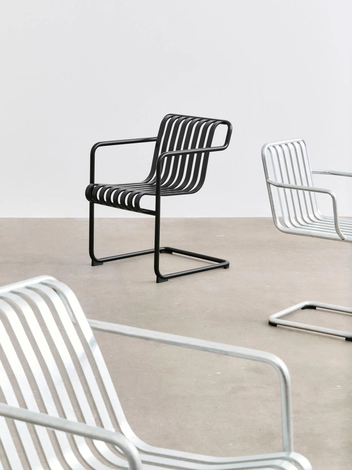 HAY Palissade Cantilever Dining nojatuoli antrasiitti HAY