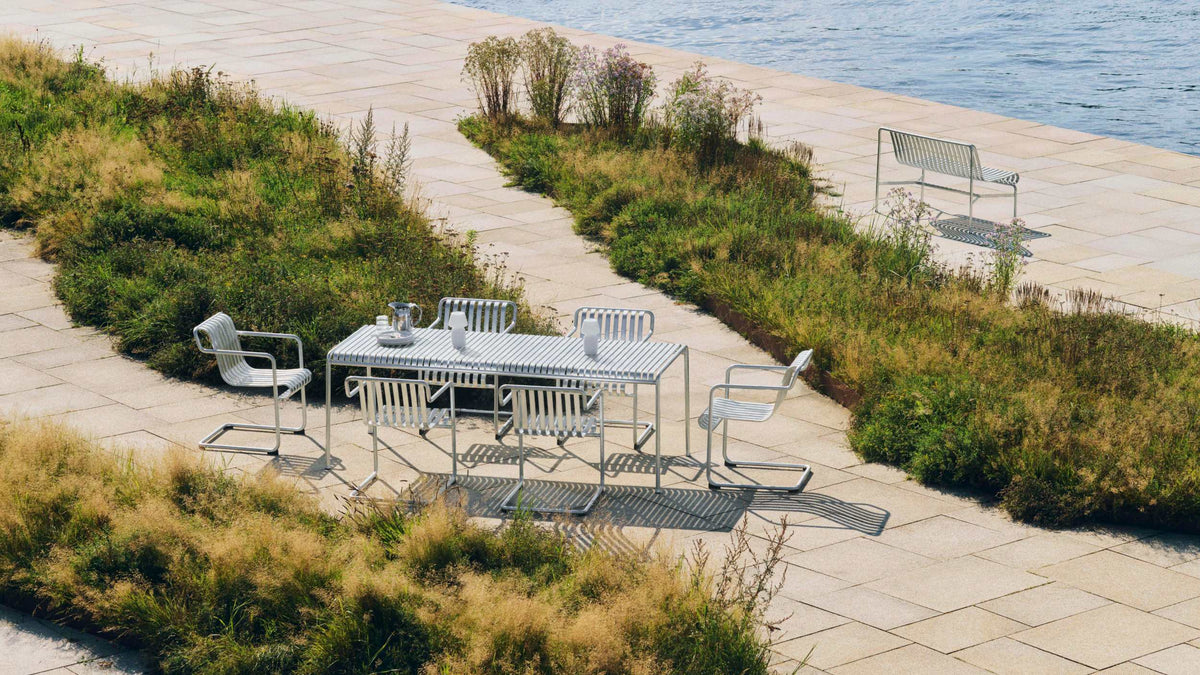 HAY Palissade Cantilever Dining nojatuoli galvanoitu HAY