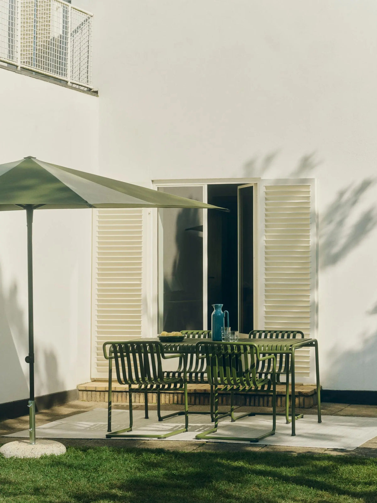 HAY Palissade Cantilever Dining nojatuoli oliivinvihreä HAY