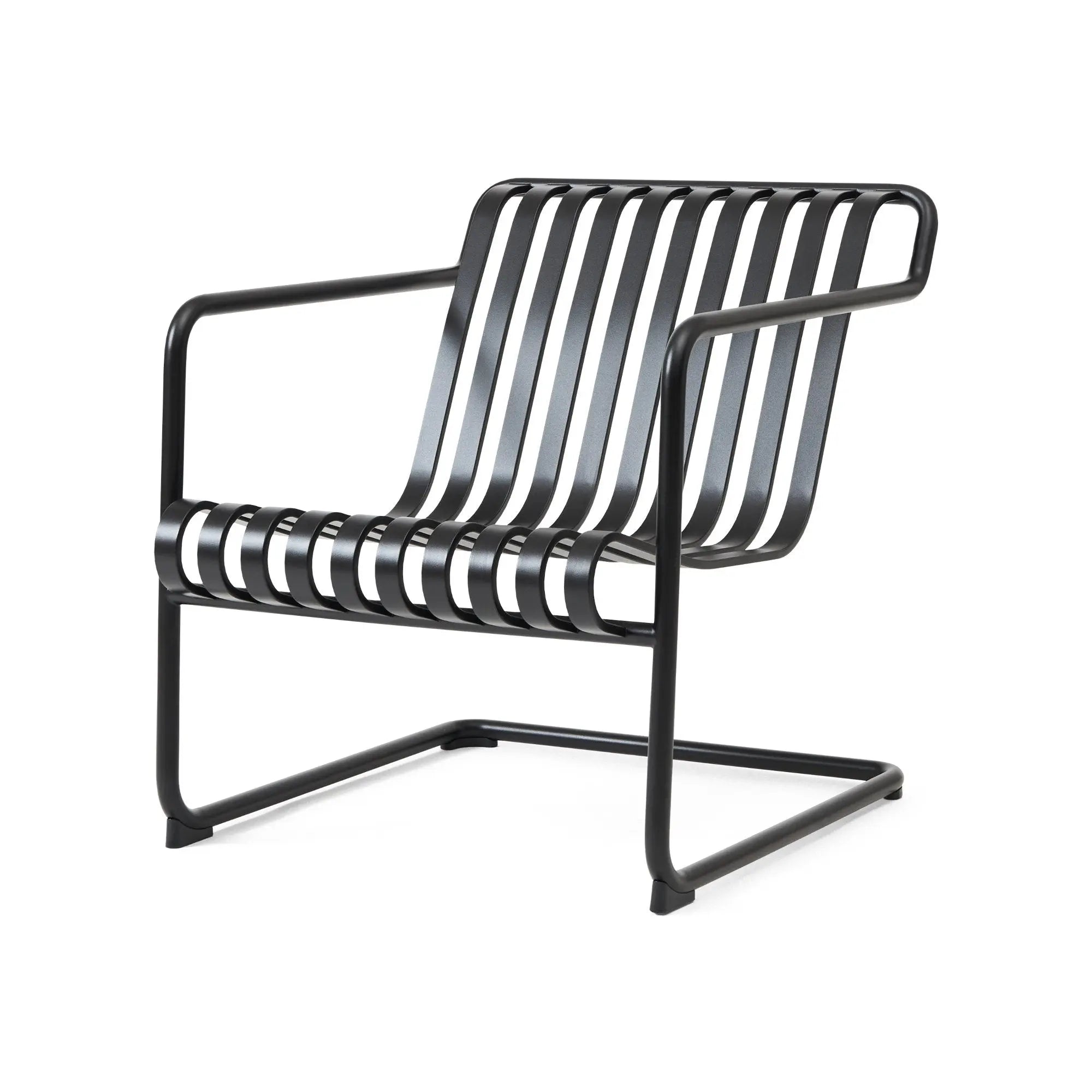 HAY Palissade Cantilever Lounge nojatuoli matala antrasiitti HAY