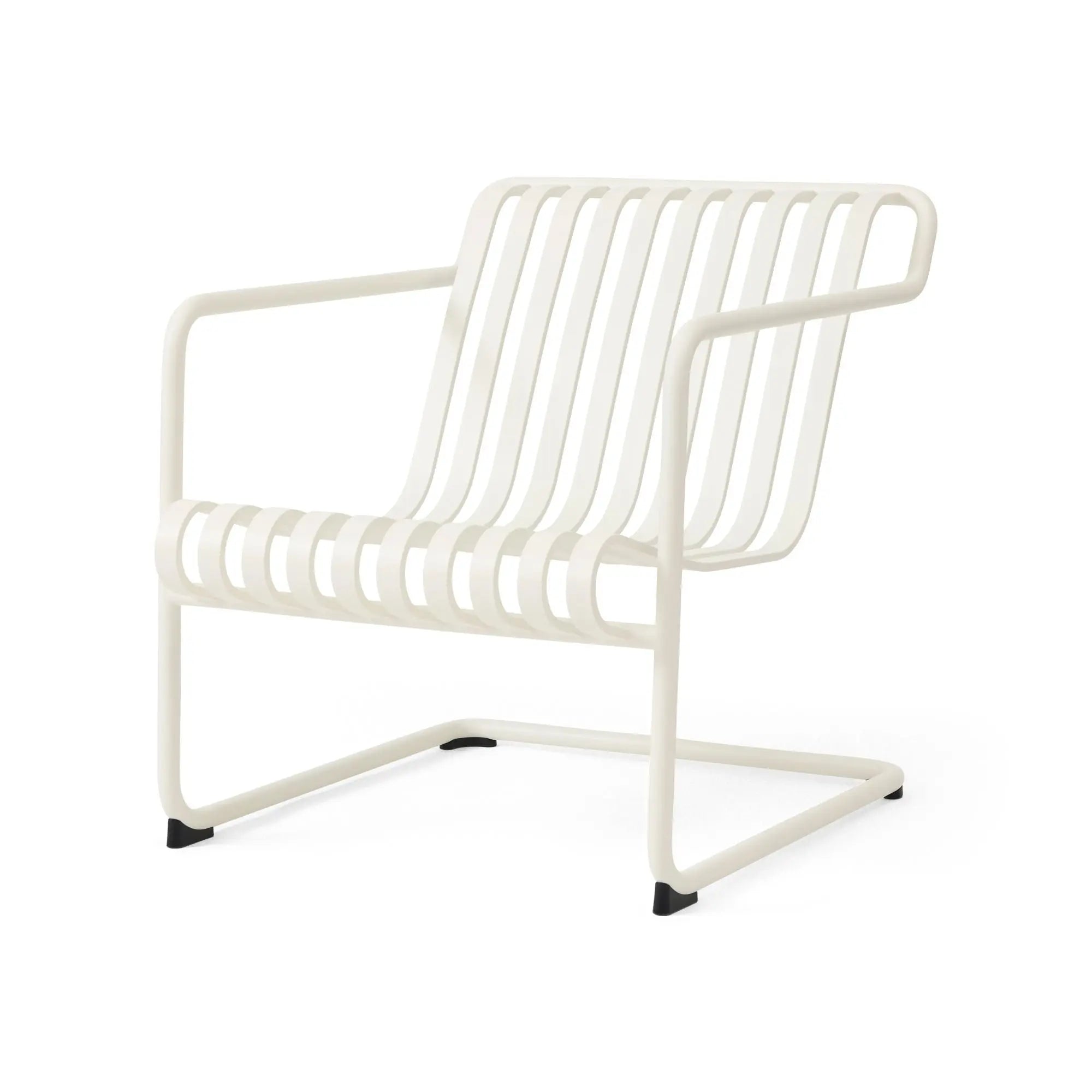 HAY Palissade Cantilever Lounge nojatuoli matala kermanvalkoinen HAY
