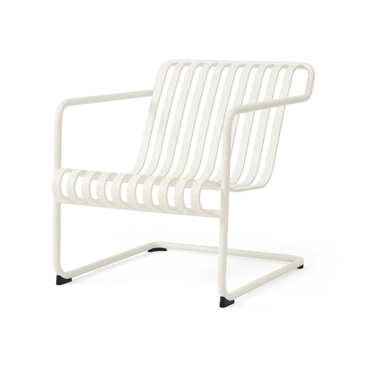 HAY Palissade Cantilever Lounge nojatuoli matala kermanvalkoinen HAY