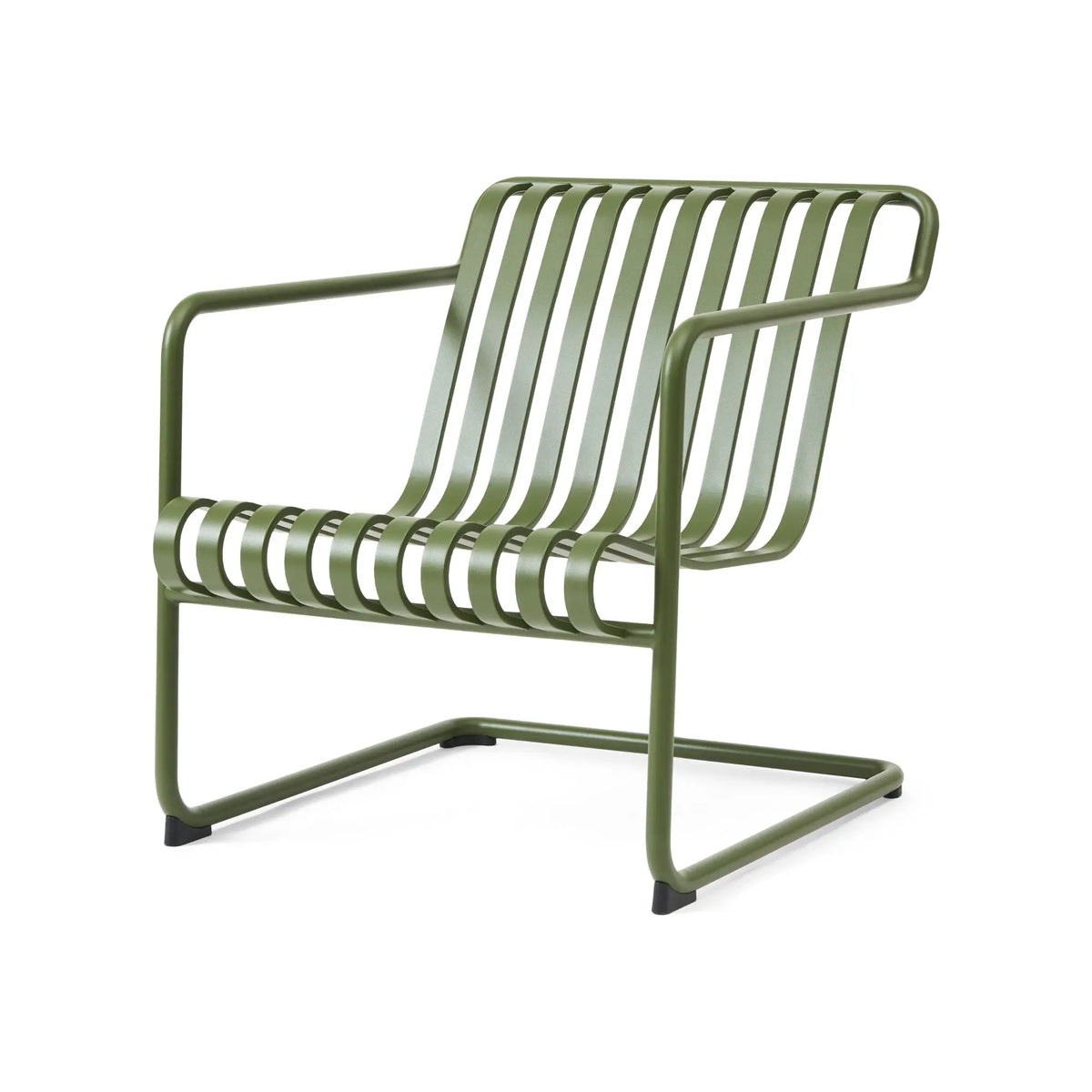 HAY Palissade Cantilever Lounge nojatuoli matala oliivinvihreä HAY