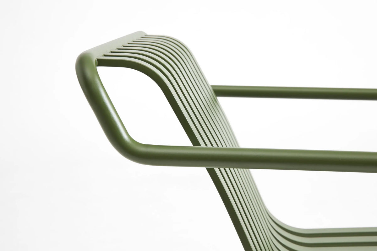 HAY Palissade Cantilever Lounge nojatuoli matala oliivinvihreä HAY