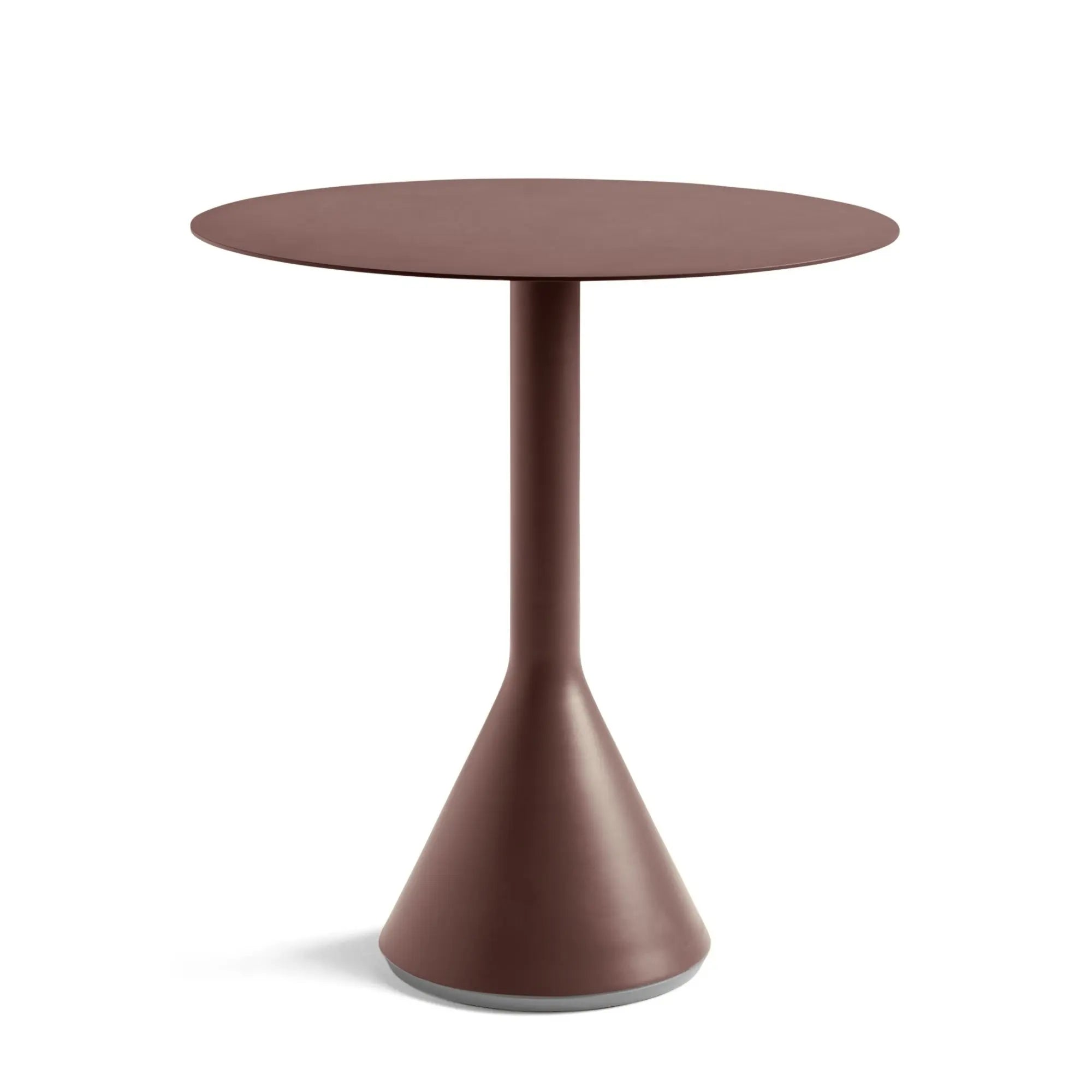 HAY Palissade Cone pöytä Ø70 punainen - Laatukaluste