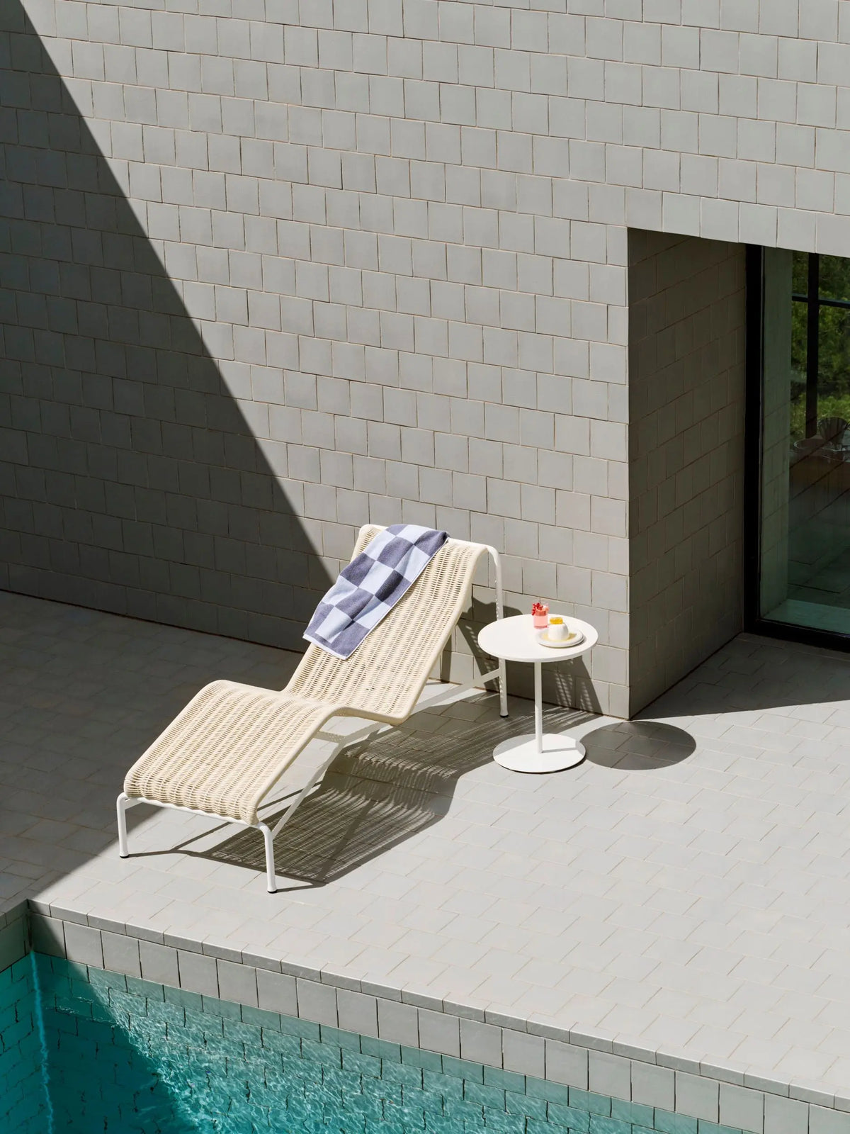 HAY Palissade Cord aurinkotuoli kermanvalkoinen HAY