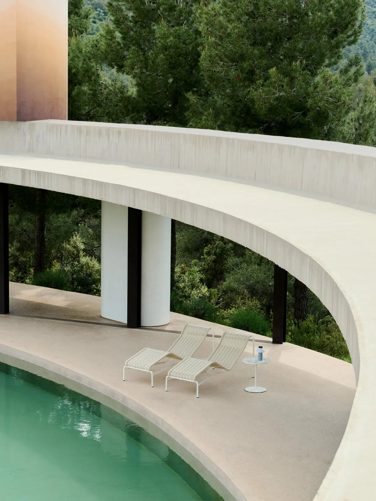 HAY Palissade Cord aurinkotuoli kermanvalkoinen HAY