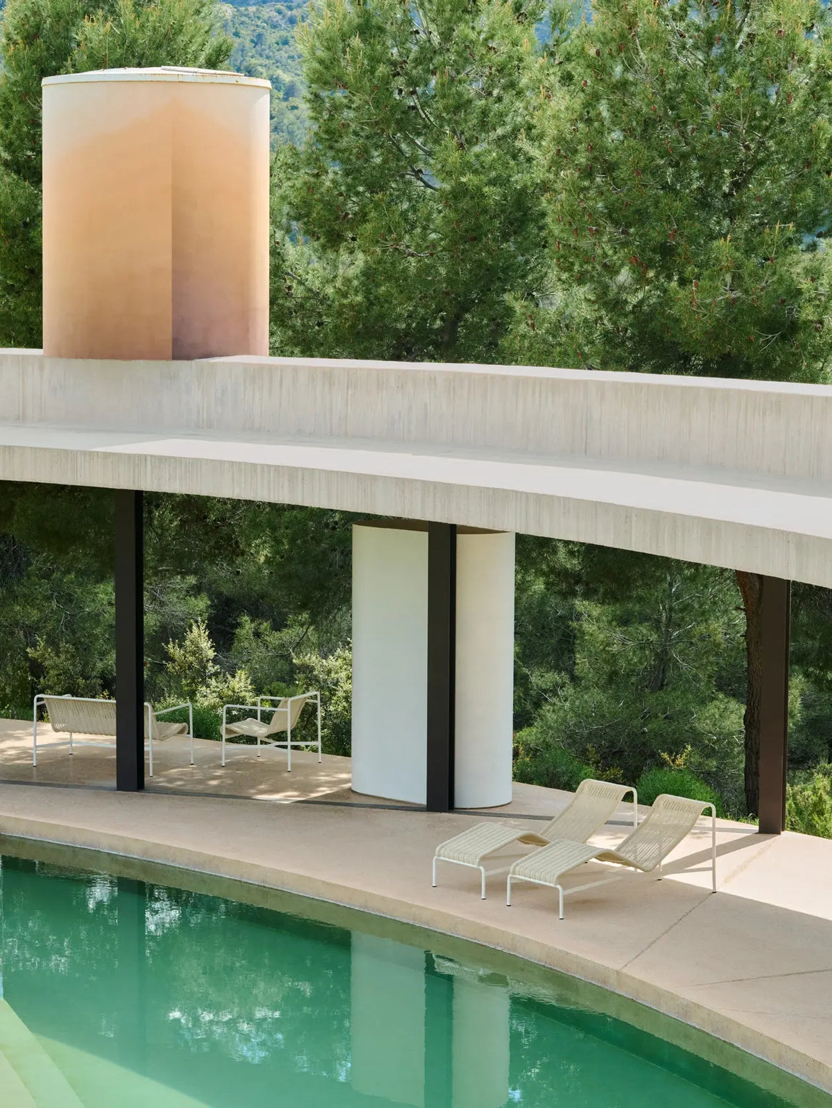 HAY Palissade Cord aurinkotuoli kermanvalkoinen HAY