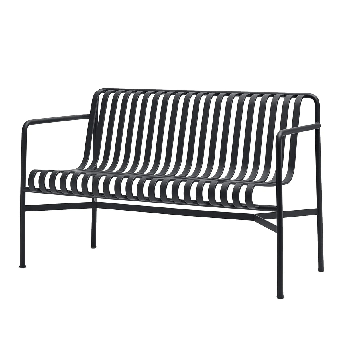HAY Palissade Dining Bench antrasiitti - Laatukaluste