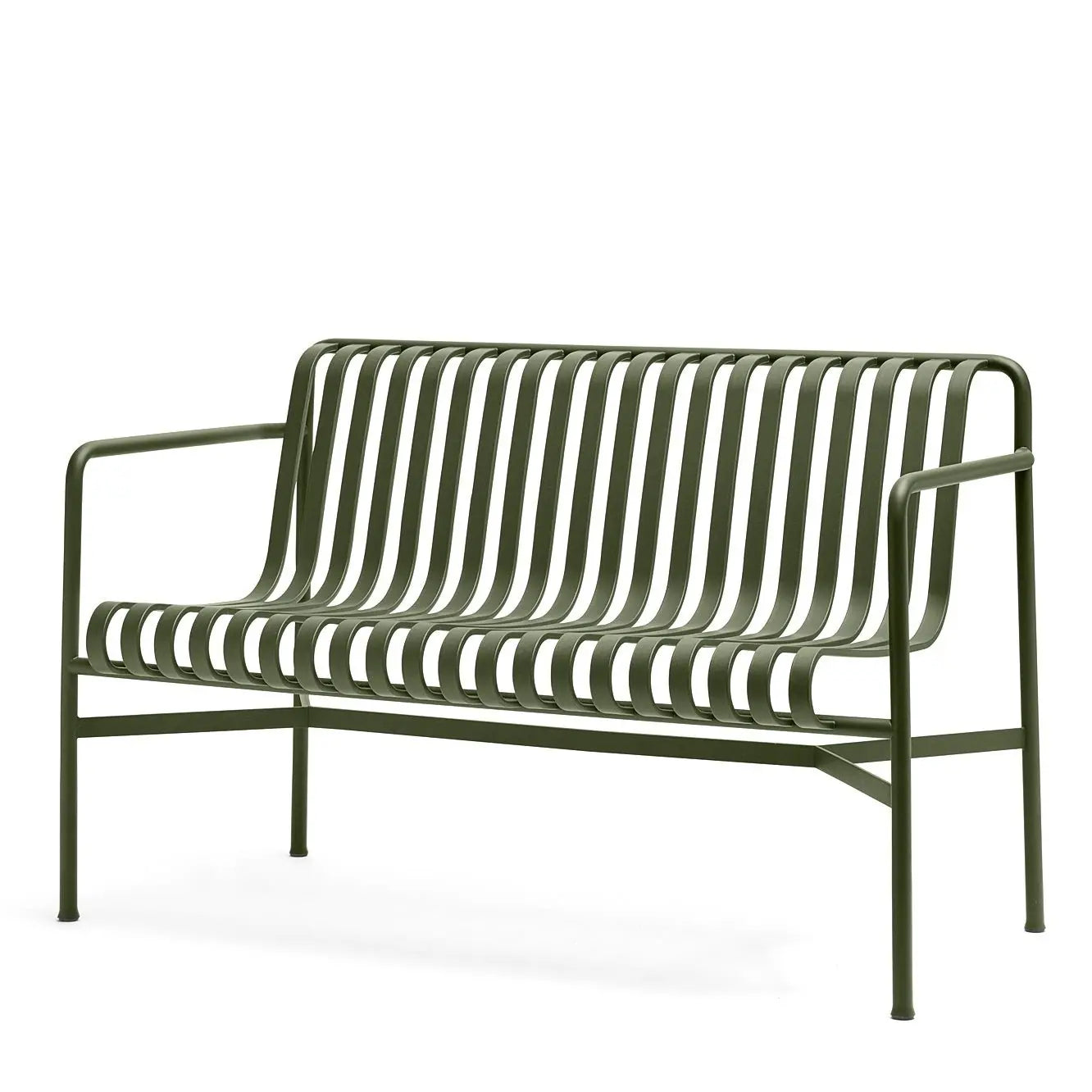 HAY Palissade Dining Bench oliivinvihreä - Laatukaluste