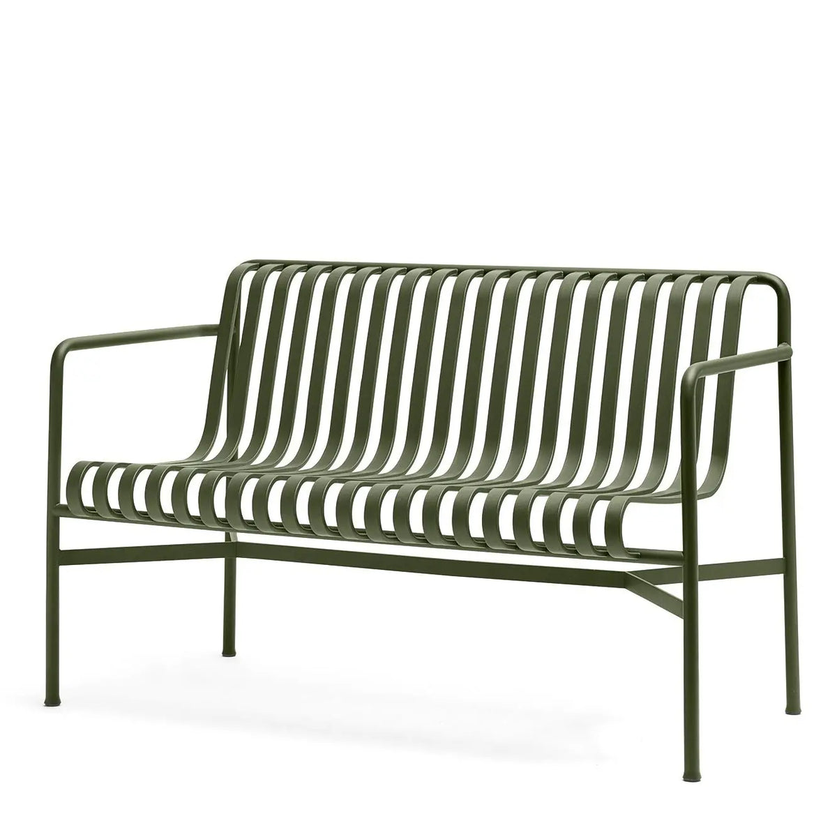 HAY Palissade Dining Bench oliivinvihreä - Laatukaluste