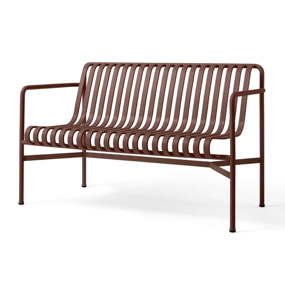 HAY Palissade Dining Bench punainen - Laatukaluste