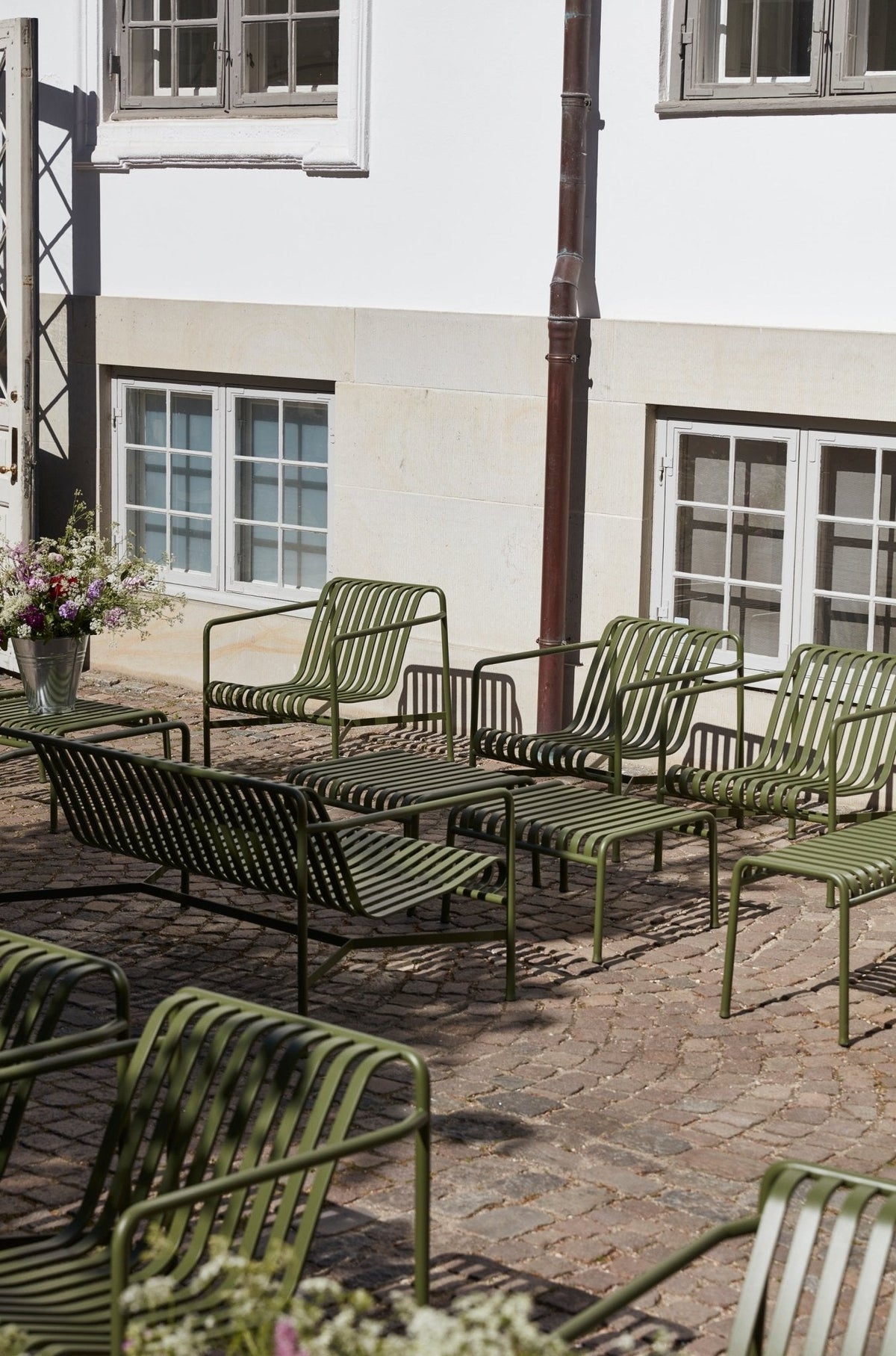 HAY Palissade Lounge sohva oliivinvihreä - Laatukaluste