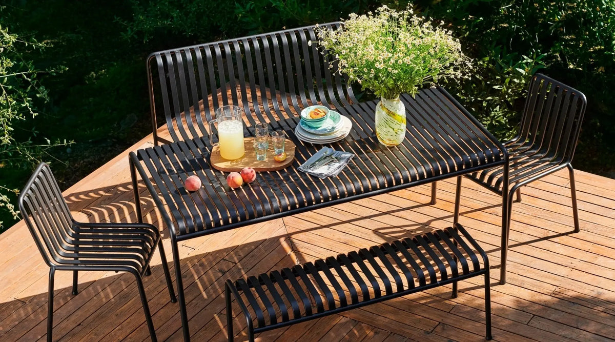 HAY Palissade penkki antrasiitti - Laatukaluste