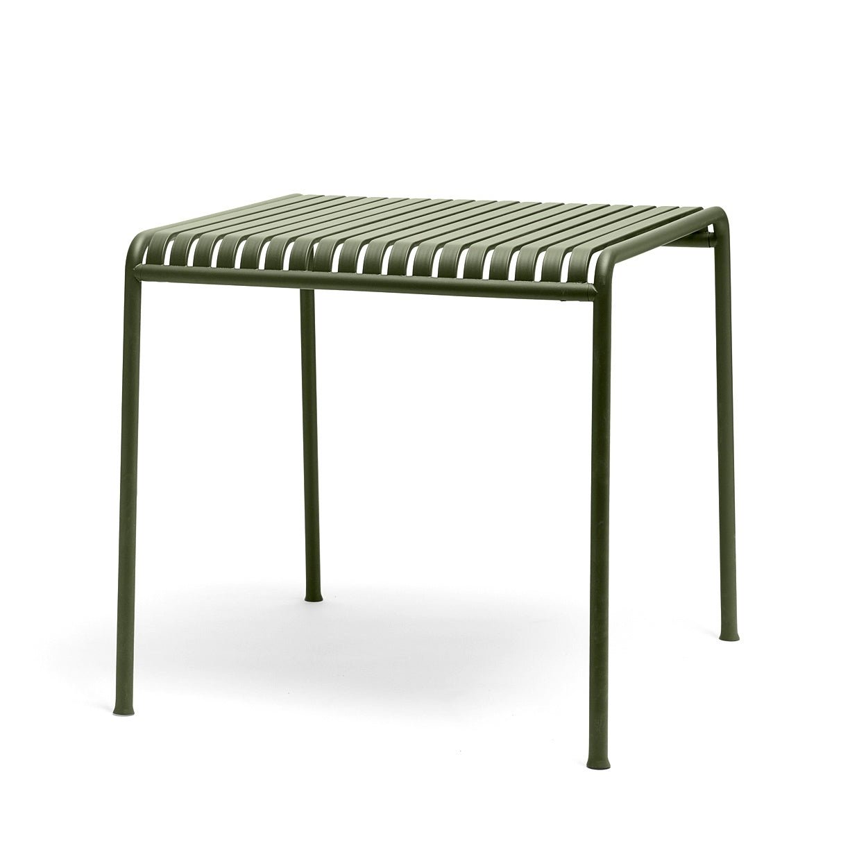 HAY Palissade pöytä 80x80 oliivinvihreä - Laatukaluste