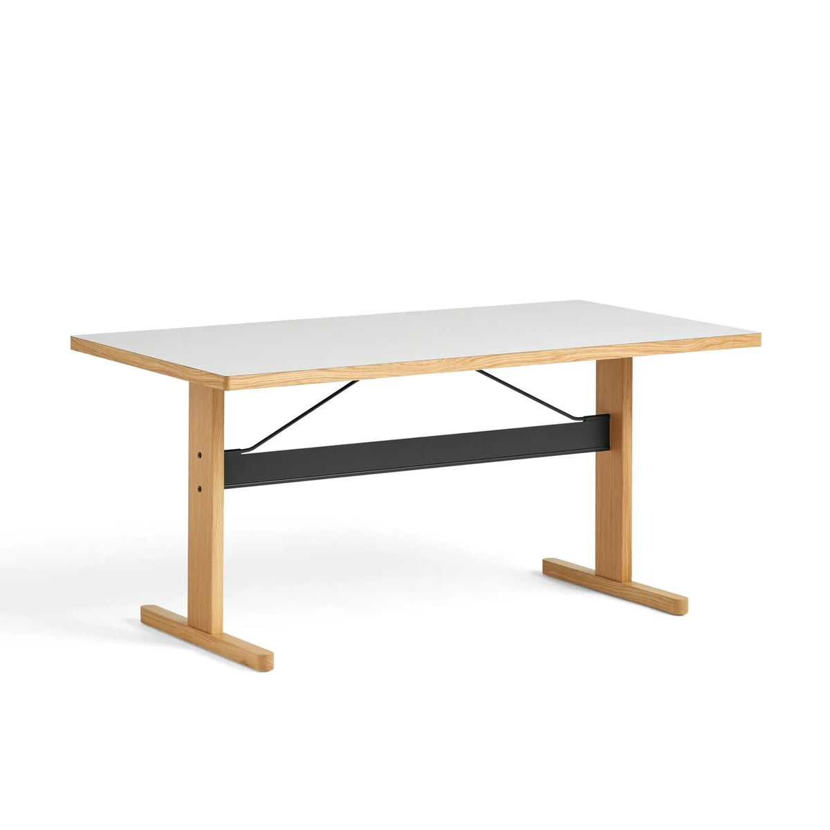 HAY Passerelle pöytä 160x85 tammi/harmaa laminaatti - Laatukaluste