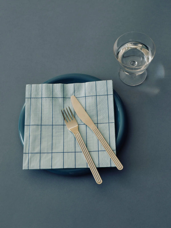 HAY Pattern servetit 40x40 vaaleansininen-tummansininen HAY