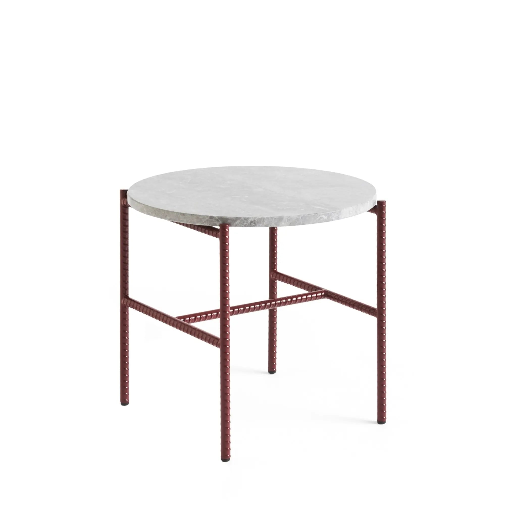 HAY Rebar sivupöytä 45cm harmaa/punainen - Laatukaluste