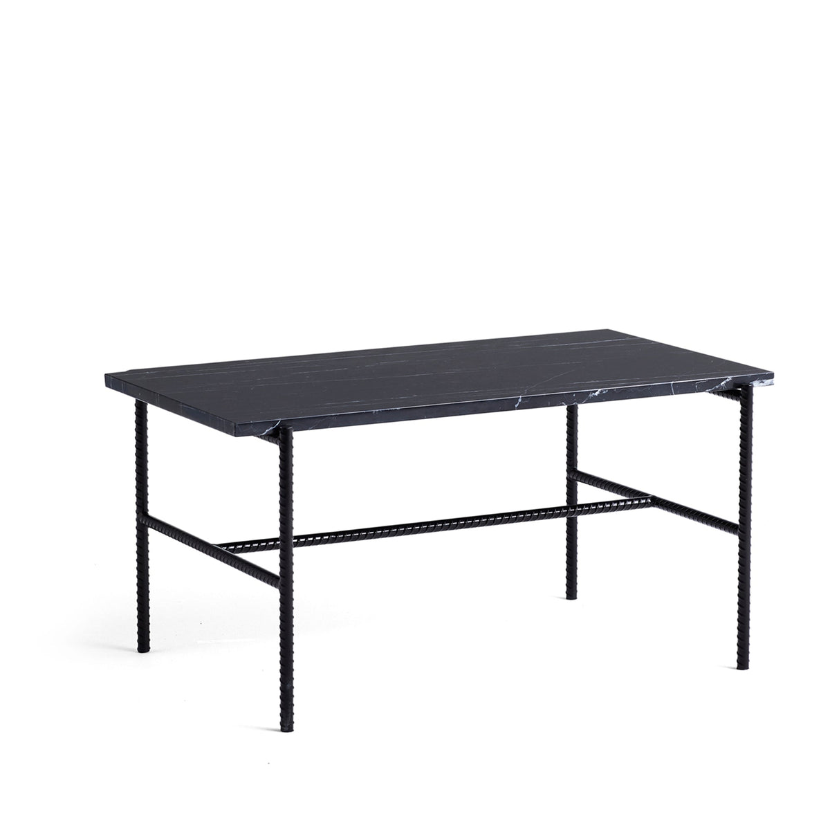 HAY Rebar sohvapöytä 80x49 musta - Laatukaluste