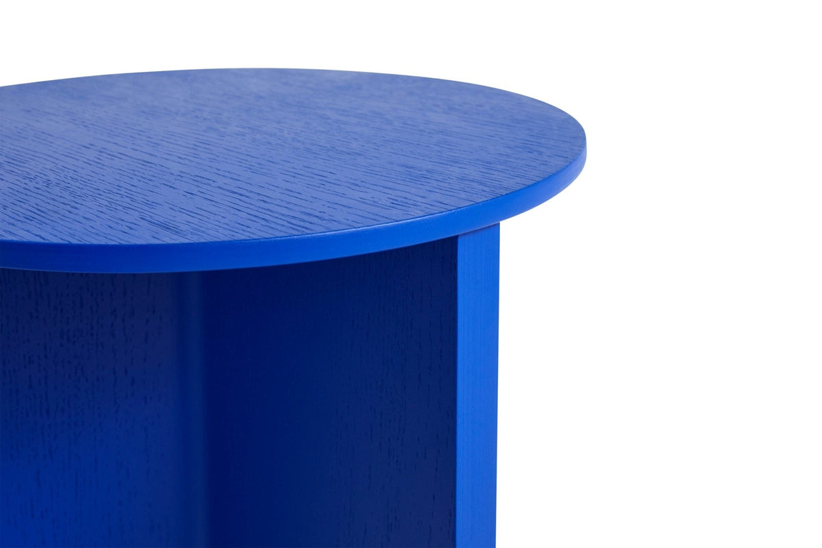 HAY Slit Wood sivupöytä sininen - Laatukaluste