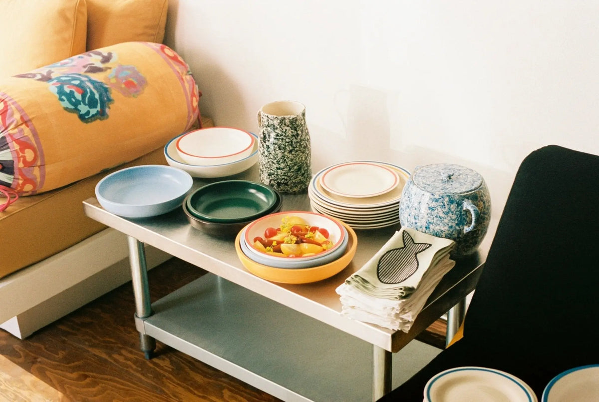 HAY Sobremesa Stripe keksipurkki - Laatukaluste