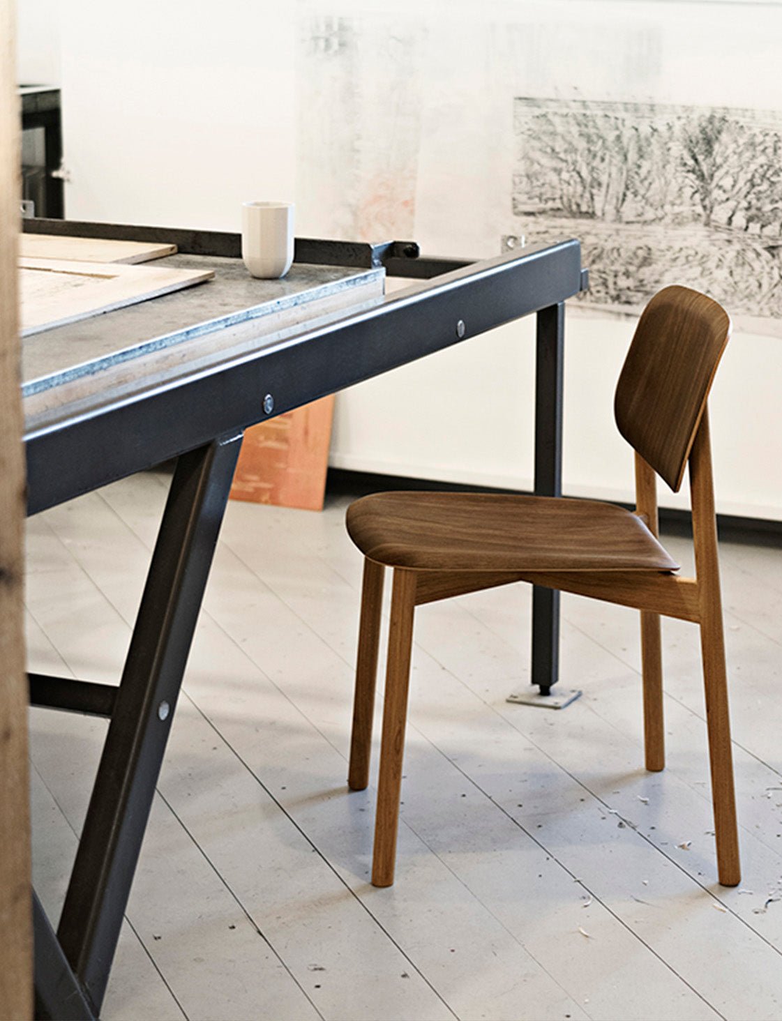 HAY Soft Edge 60 tumma tammi - Laatukaluste