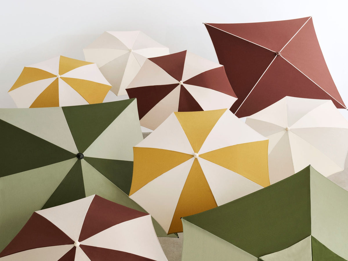 HAY Terrazza Hexagon aurinkovarjo luonnonvalkoinen-okra HAY