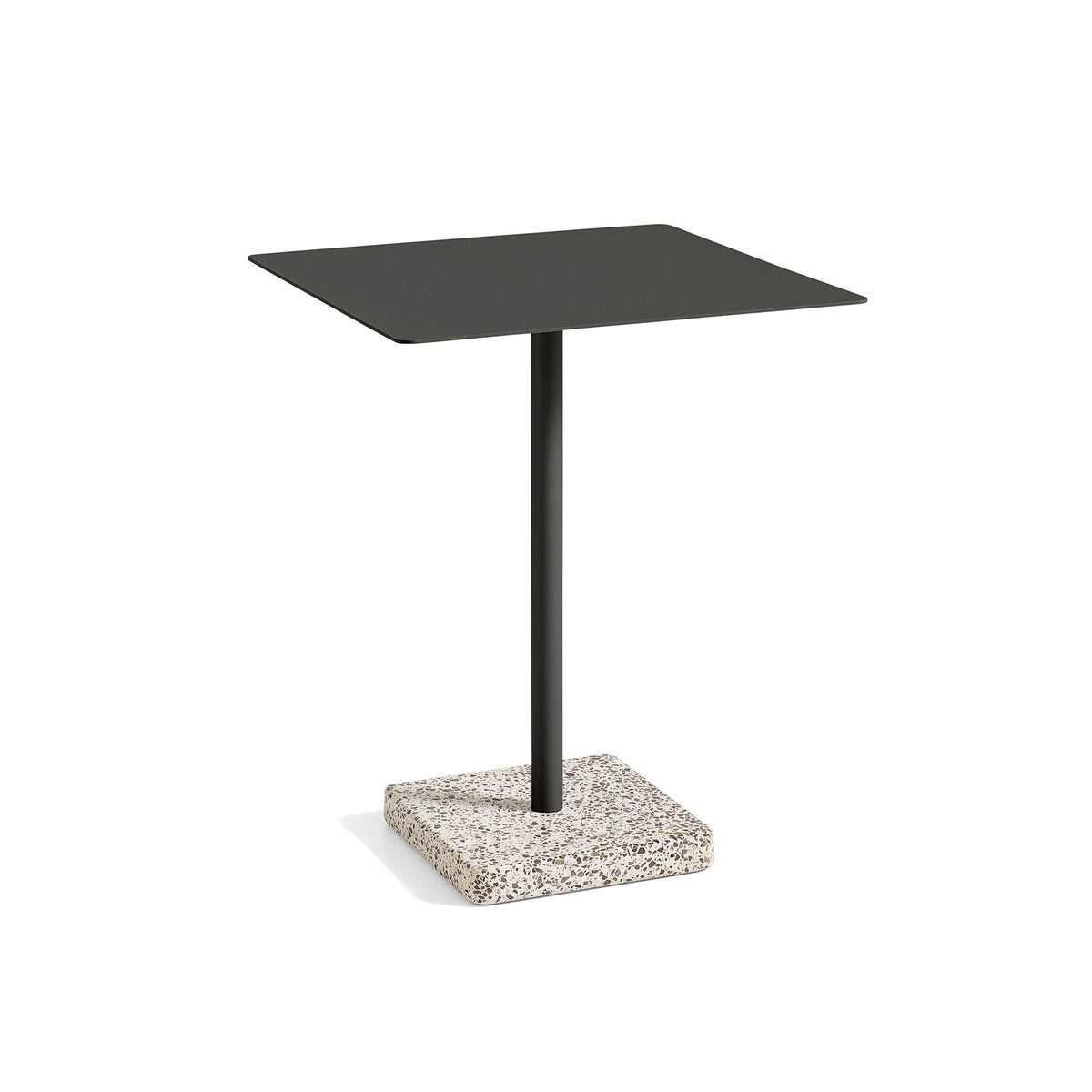 HAY Terrazzo pöytä 60x60 harmaa/antrasiitti - Laatukaluste