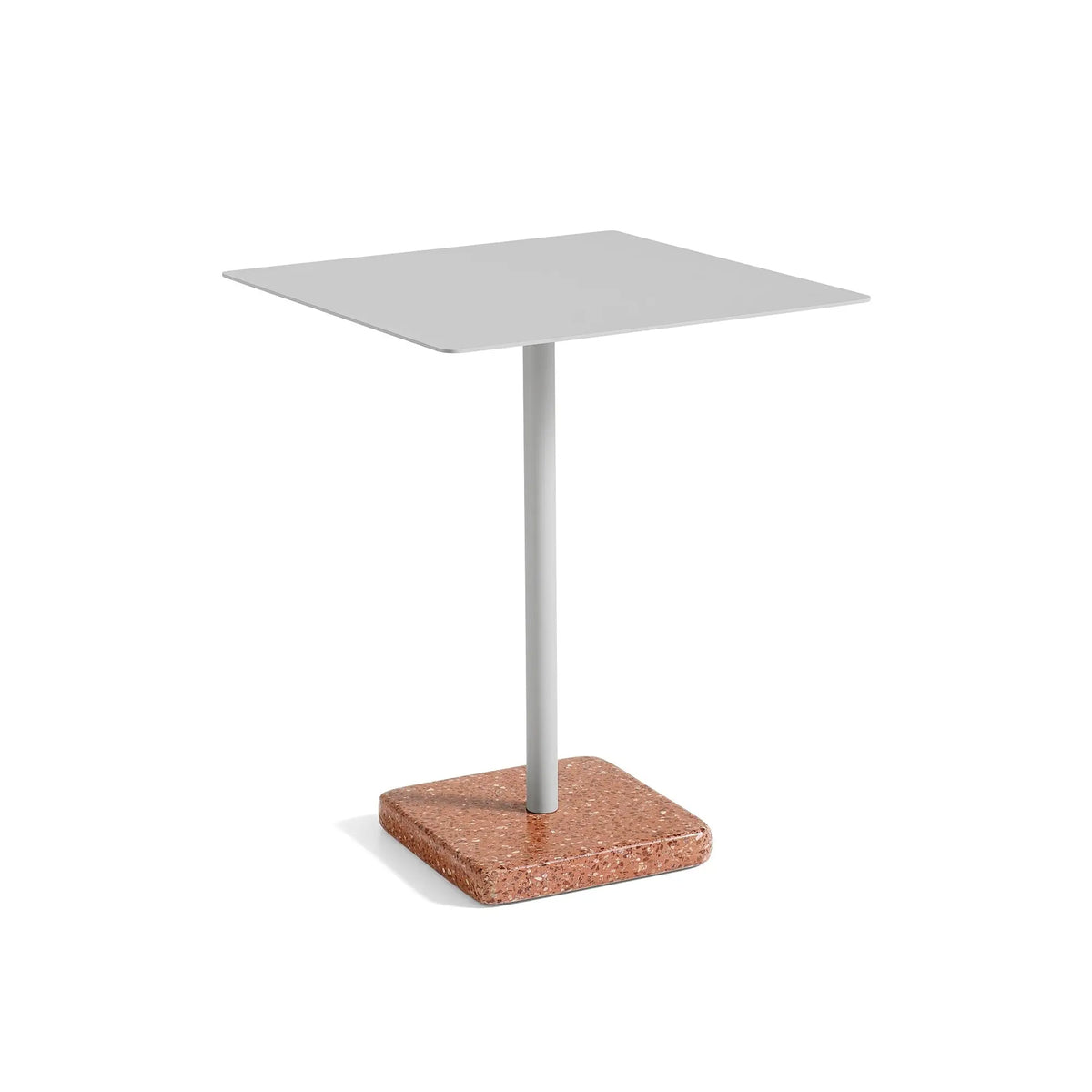 HAY Terrazzo pöytä 60x60 punainen/harmaa - Laatukaluste