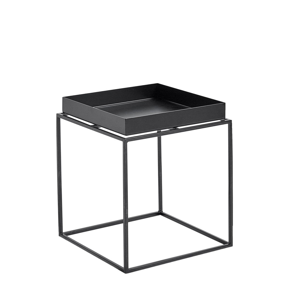 HAY Tray pöytä 30x30 musta - Laatukaluste